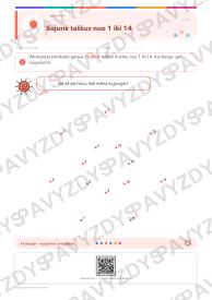 Tarptautinė interneto diena 1-2 kl.: 20 užduočių, SUP, stalo žaidimas ir QR