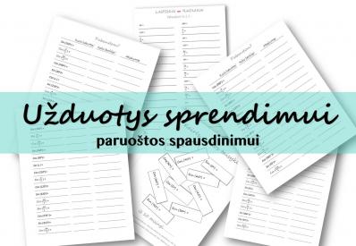RINKINYS Trigonometrija: Radianas Vienetinis apskritimas Kairės rankos taisyklė Sin Cos - SKAIDRĖS