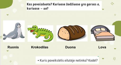 O ir UO diferencijavimas