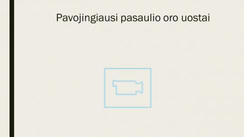 Skaidrės temai: Pasaulio transportas