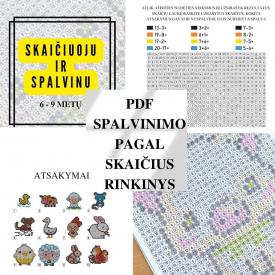 PDF matematikos spalvinimo puslapiu rinkinys