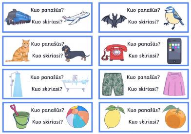 Kuo panašūs Kuo skiriasi