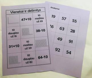 Vienetai ir dešimtys
