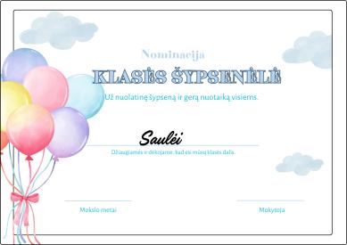 Metų nominacijos
