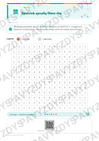 Tarptautinė animacijos diena 1-2 kl.: 20 užduočių, SUP, stalo žaidimas ir QR