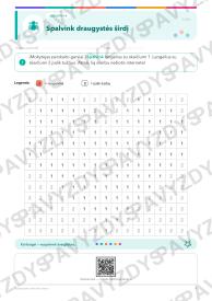 Tarptautinė interneto diena 1-2 kl.: 20 užduočių, SUP, stalo žaidimas ir QR