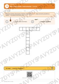 Mokytojų diena ir muzika 3-4 kl.: 20 užduočių, SUP, stalo žaidimas ir QR
