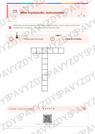 Muzikos pavadavimo rinkinys 3-4 kl.: 20 užduočių, SUP, stalo žaidimas ir QR
