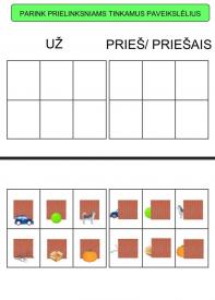 PRIELINKSNIAI. 5 plakatai, kortelių rinkiniai