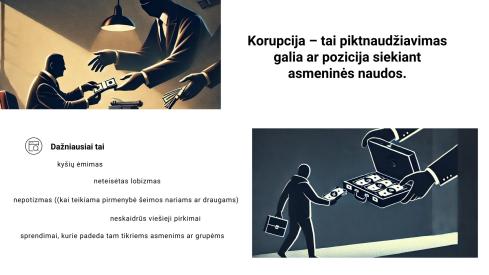 Kas yra korupcija. Kaip ją atpažinti