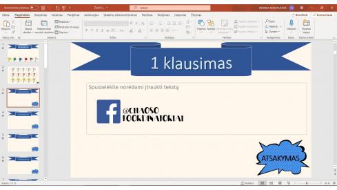 Interaktyvus žaidimas.