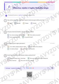 Pamišusio Skrybėliaus diena 5-6 kl.: 20 užduočių, SUP, stalo žaidimas ir QR