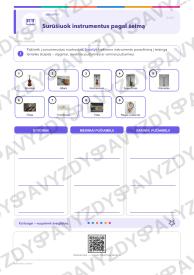 Saksofono diena 5-6 kl.: 20 užduočių, SUP, stalo žaidimas ir QR