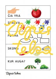 Rišliosios kalbos Upės teka ugdymo kortelės 