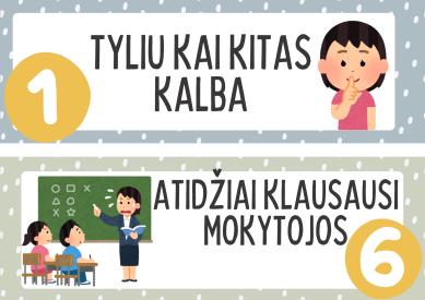 Klasės taisyklės