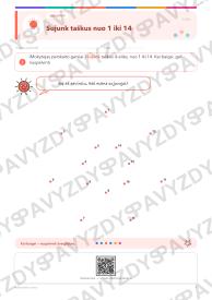 Kaklaraiščio diena 1-2 kl.: 20 užduočių, SUP, stalo žaidimas ir QR