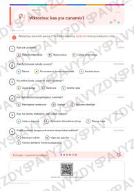 Cunamių supratimo diena 3-4 kl.: 20 užduočių, SUP, stalo žaidimas ir QR