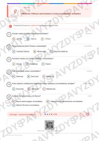 Tarptautinė studentų diena 5-6 kl.: 20 užduočių, SUP, stalo žaidimas ir QR