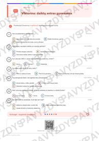 Nieko nepirkimo diena 5-6 kl.: 20 užduočių, SUP, stalo žaidimas ir QR
