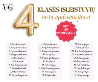 METŲ NOMINACIJOS 4-OKŲ IŠLEISTUVIŲ PROGA
