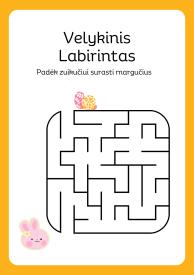 Velykinių užduotėlių rinkinys
