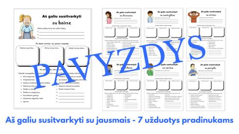 7 emocijų valdymo užduotys 