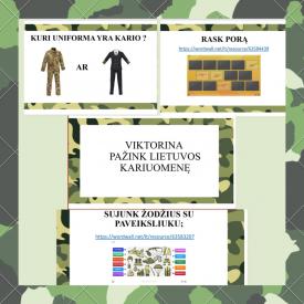 Viktorina - Pažink Lietuvos Kariuomenę