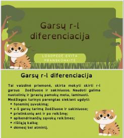 Garsų r-l diferenciacija