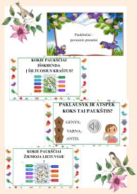 Paukšteliai - pavasario pranašai