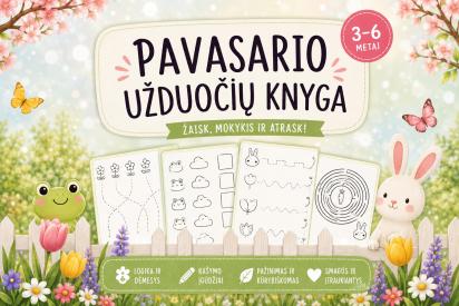 Pavasario užduočių knyga
