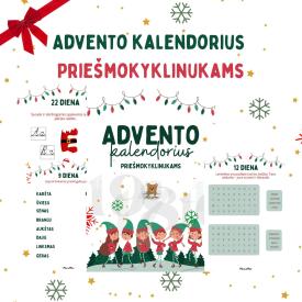 MokoMes Advento kalendorius priešmokyklinukams