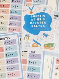 Matematikos veiksmai iki 10
