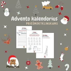 Advento kalendorius priešmokyklinukams