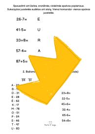 Pabėgimo kambarys matematikos pamokoje