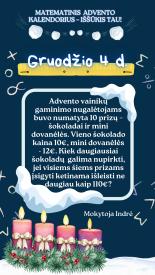 Matematinis advento kalendorius