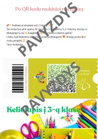 Kelialapis į trečią klasę 