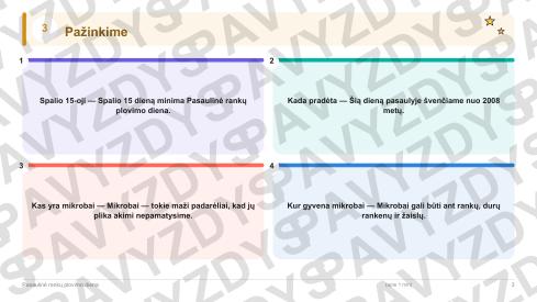 Pasaulinė rankų plovimo diena 1-2 kl.: 20 užduočių, SUP, stalo žaidimas ir QR
