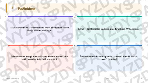 Kaklaraiščio diena 7-8 kl.: 20 užduočių, SUP, stalo žaidimas ir QR