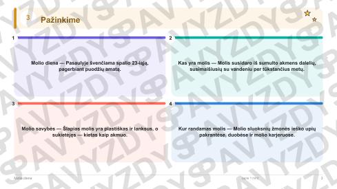 Molio diena 3-4 kl.: 20 užduočių, SUP, stalo žaidimas ir QR