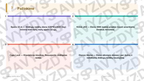 Didžiųjų raidžių diena 5-6 kl.: 20 užduočių, SUP, stalo žaidimas ir QR