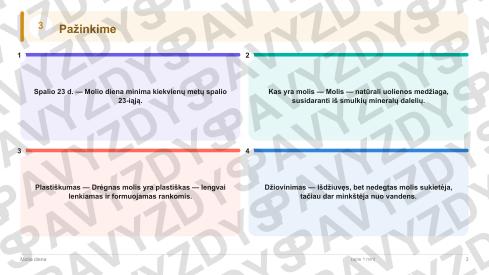 Molio diena 5-6 kl.: 20 užduočių, SUP, stalo žaidimas ir QR