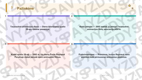 Tarptautinė animacijos diena 3-4 kl.: 20 užduočių, SUP, stalo žaidimas ir QR