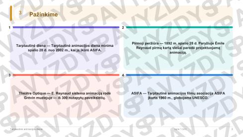 Tarptautinė animacijos diena 9-10 kl.: 20 užduočių, SUP, stalo žaidimas ir QR