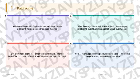 Vėlinių diena 9-10 kl.: 20 užduočių, SUP, stalo žaidimas ir QR