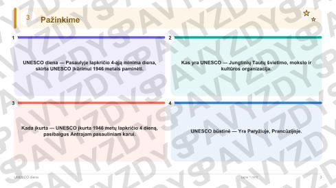 UNESCO diena 3-4 kl.: 20 užduočių, SUP, stalo žaidimas ir QR