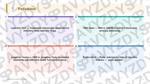 Tarptautinė tolerancijos diena 5-6 kl.: 20 užduočių, SUP, stalo žaidimas ir QR
