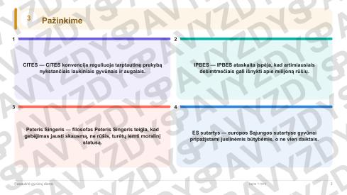 Pasaulinė gyvūnų diena 9-10 kl.: 20 užduočių, SUP, stalo žaidimas ir QR