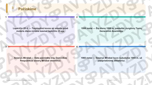 Kovos su smurtu prieš moteris diena 5-6 kl.: 20 užduočių, SUP, stalo žaidimas ir QR