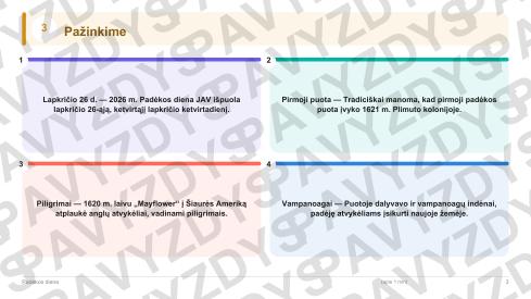 Padėkos diena 5-6 kl.: 20 užduočių, SUP, stalo žaidimas ir QR