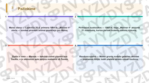 Marso diena 5-6 kl.: 20 užduočių, SUP, stalo žaidimas ir QR